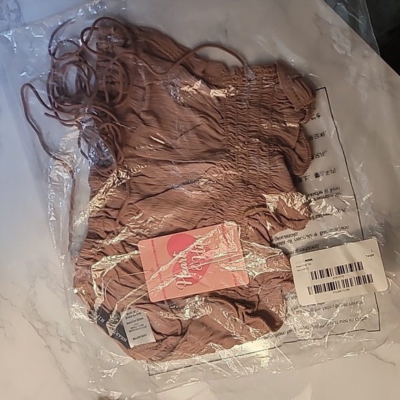 CROP TOP- TAUPE L - Picture 8 of 9